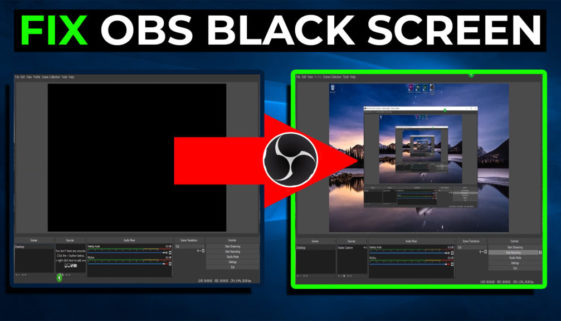 FIX OBS BLACK SCREEN display capture - Cover