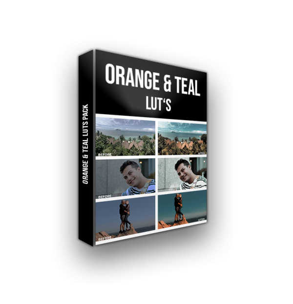 Orange and TEAL LUTS PACK 3D BOX