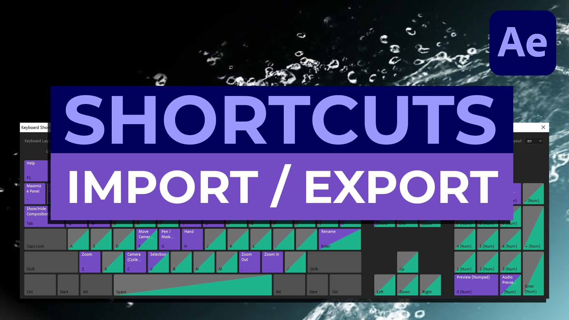 after effects shortcuts