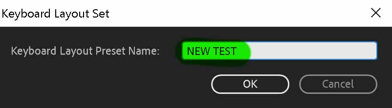 Step 03 - Create NEW NAME Keyboard Shortcuts in After Effects