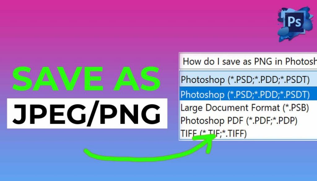 How do I save as PNG in Photoshop 2021 - COVER 1