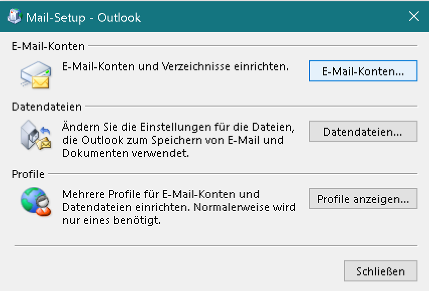 Step 4 - Setup Email Accounts