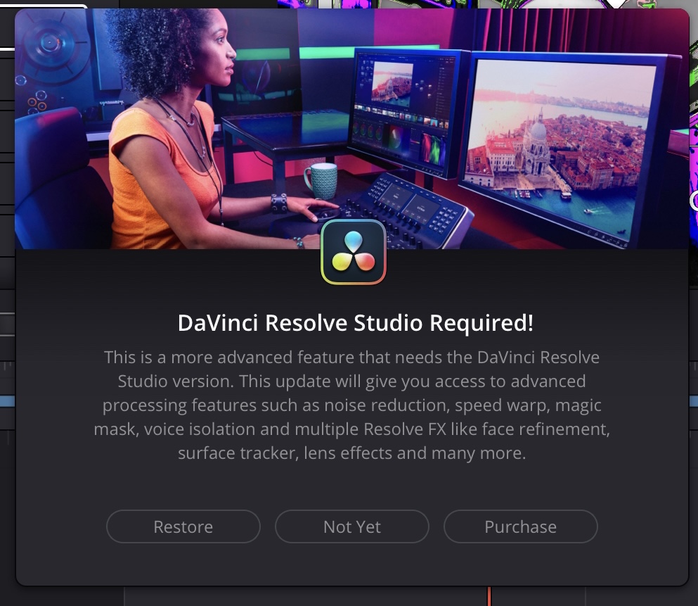 DaVinci Resolve Studio iPad