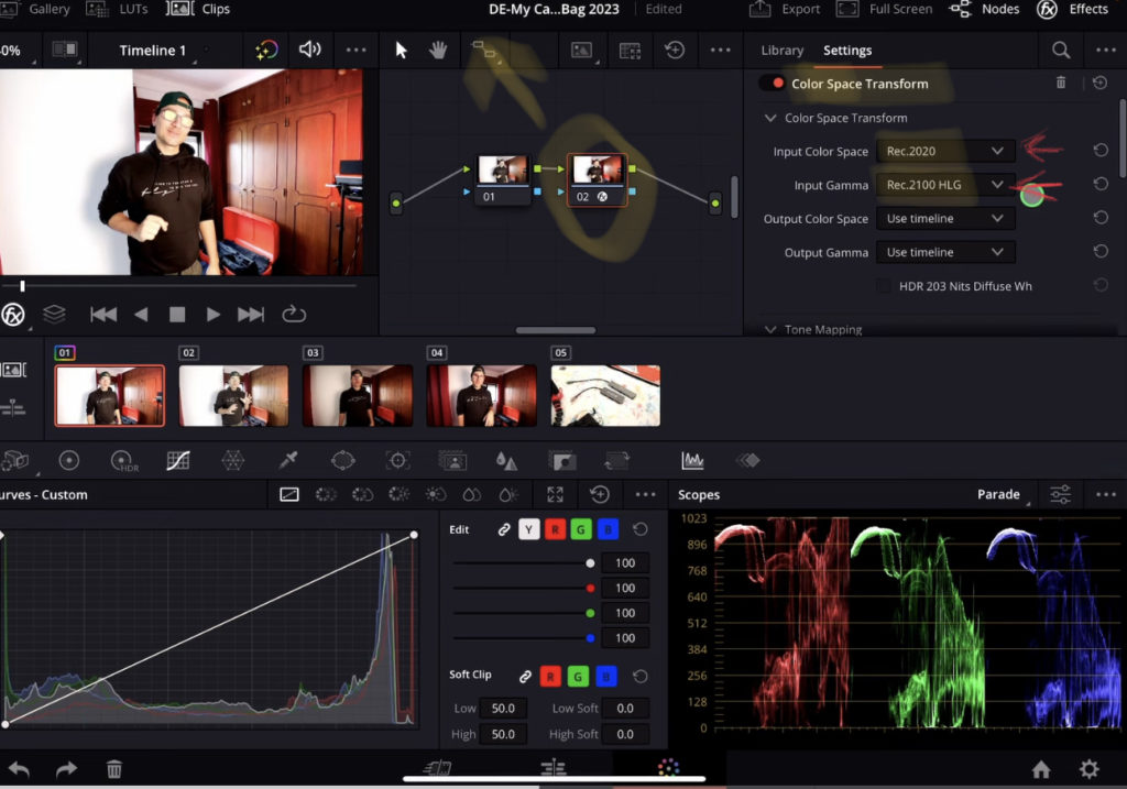 Effect Color Space Transform