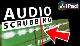 How To Turn ON/OFF 🔊 Audio Scrubbing in DaVinci Resolve iPad