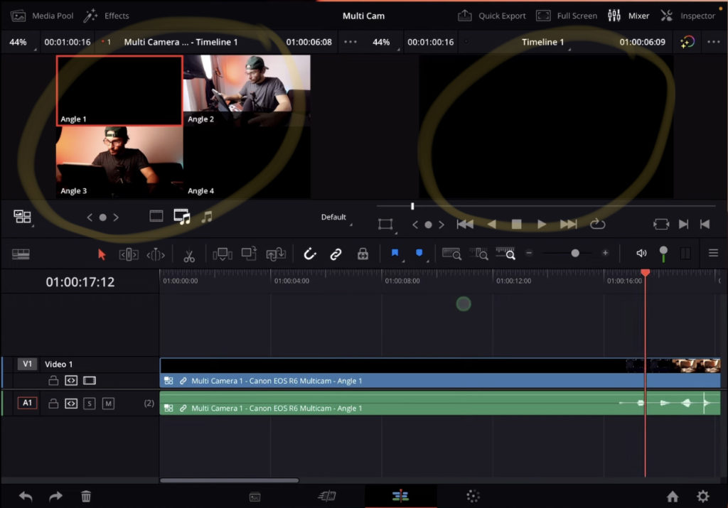 How to open the viewer window and the multicam window at the same time