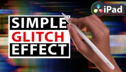 How to add simple GLITCH EFFECT in DaVinci Resolve iPad