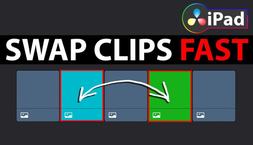 SWAP CLIPS INSTANT HACK 😱 DaVinci Resolve iPad