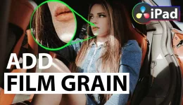 How To Add Film Grain to DaVinci Resolve iPad 😍