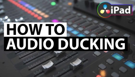 How To Audio Ducking in DaVinci Resolve iPad