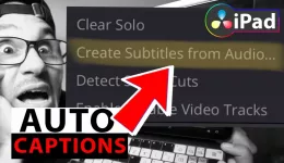 How To Create AUTO CAPTIONS in DaVinci Resolve iPad!