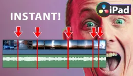 Detect Scene Cuts DaVinci Resolve iPad