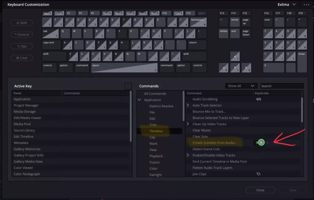 Create a Shortcut for Create Subtitle from Audio