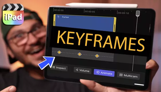 How to add KEYFRAMES in Final Cut Pro iPad