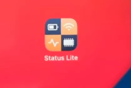 The Free Version of the App “Status Lite” also includes the details like the complete storage of external SSD.