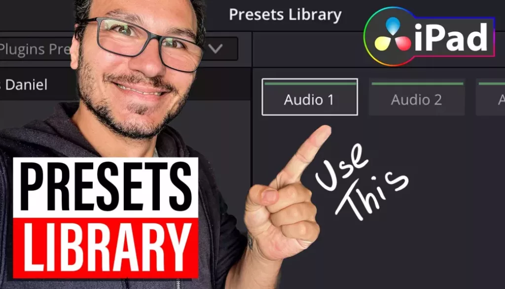 How To Save multiple Audio Effects Plugin Presets in DaVinci Resolve iPad