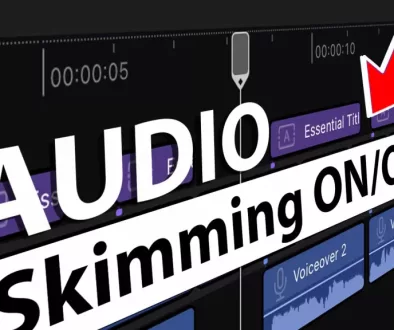 How To Turn ON/OFF Audio Skimming in Final Cut Pro iPad