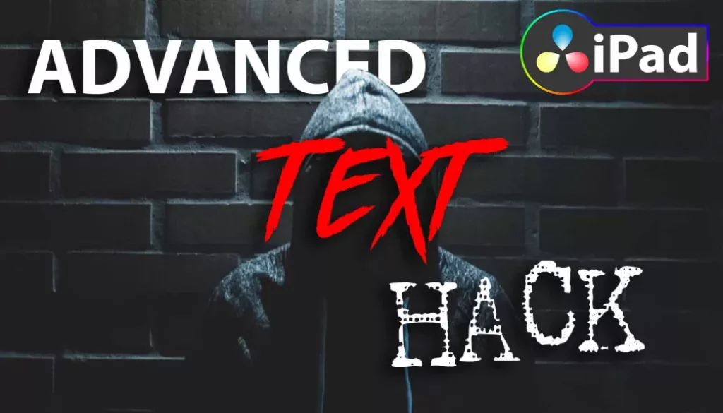 This is how Hollywood Editors create TEXT using DaVinci Resolve on iPad