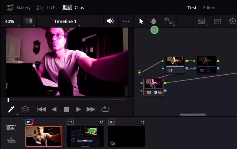 Now you can continue to work on that Color Grade without losing what you did in the other Version.