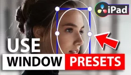 How To Create Color Window Presets in DaVinci Resolve iPad