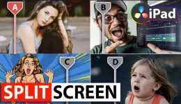 How To Use SPLIT SCREEN Playheads in DaVinci Resolve iPad!