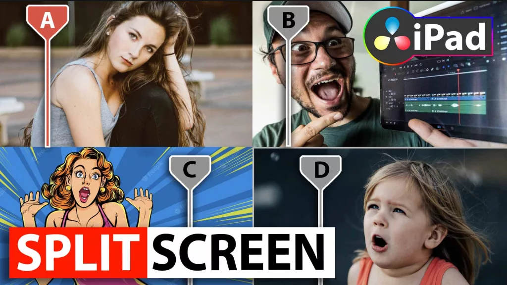 How To Use SPLIT SCREEN Playheads in DaVinci Resolve iPad!