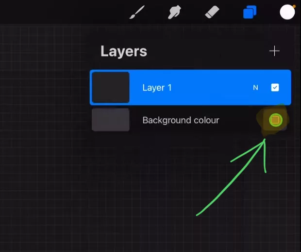 For method number 3 we can even create a Transparent Background. So disable the Background Layer.