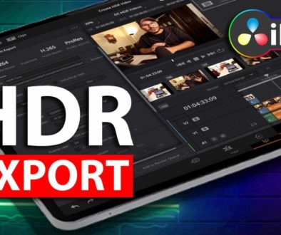 How To HDR EXPORT in DaVinci Resolve iPad