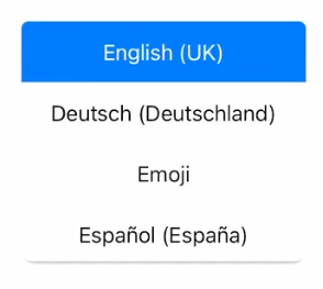 When ever i want to use the Cover Layout like in DVR or even if i want to write in with the English Layout i switch the language with the 🌐 icon to the English (UK) layout.