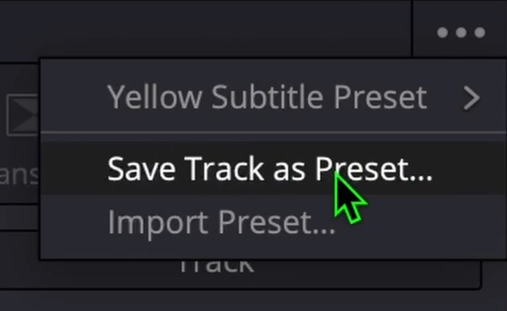 Like for example to “Save Track as Preset…”. But we do not have these 3 dots on the iPad Version. And even the Shortcuts are not working for that.