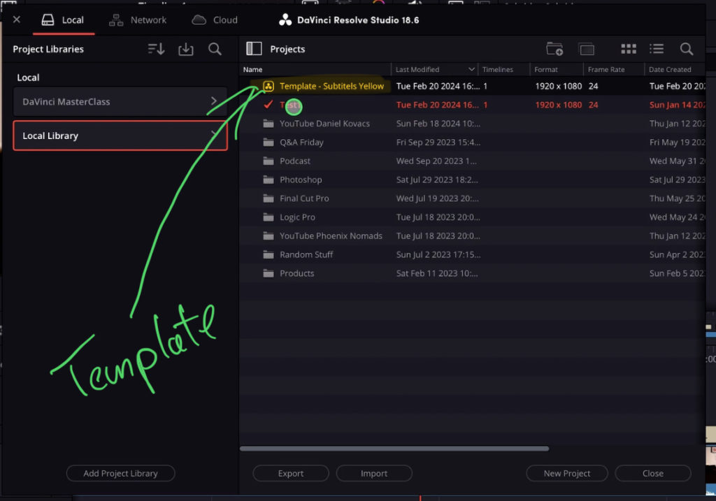 Currently to create a subtitle template (preset) on the iPad, the only way is the old school method of creating a Subtitle Template Project. So you do all the changes you want. Then copy that project and renamed it to something like “Template - Subtitle Yellow”.