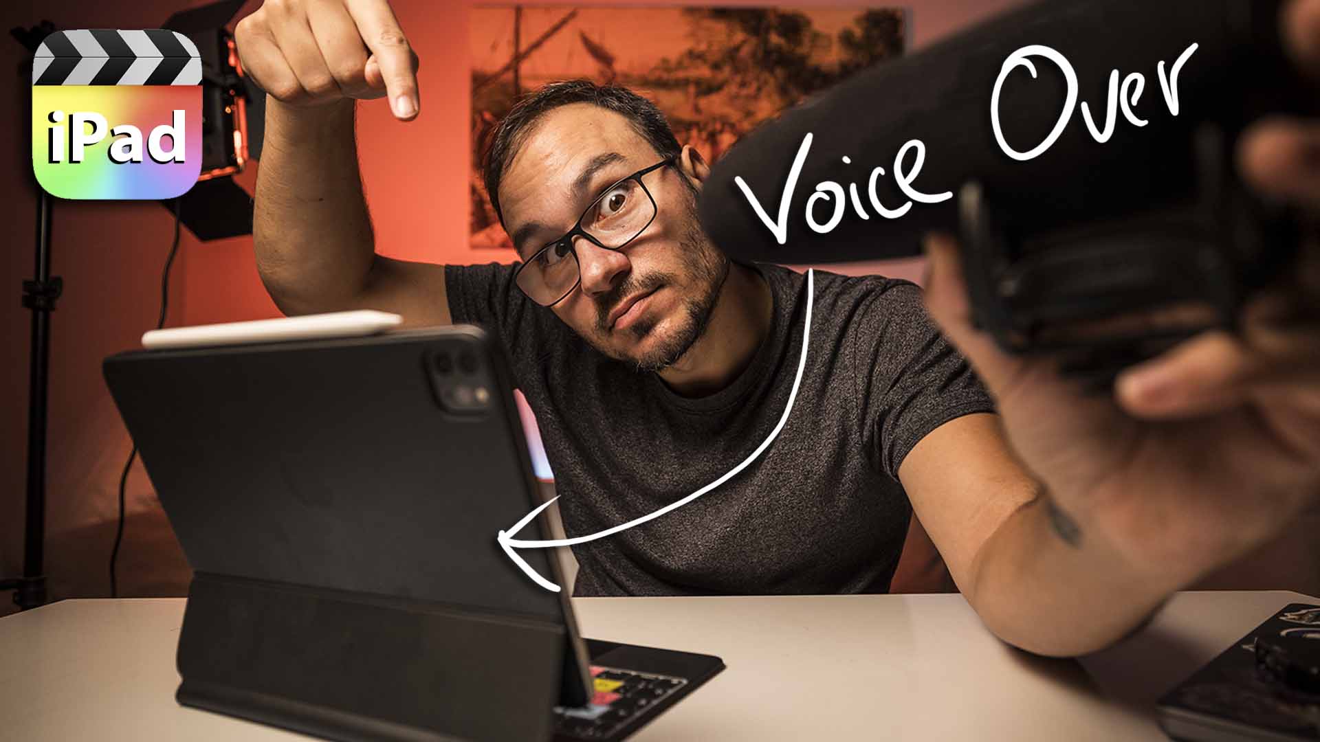 How To VOICE OVER in FCP for iPad?