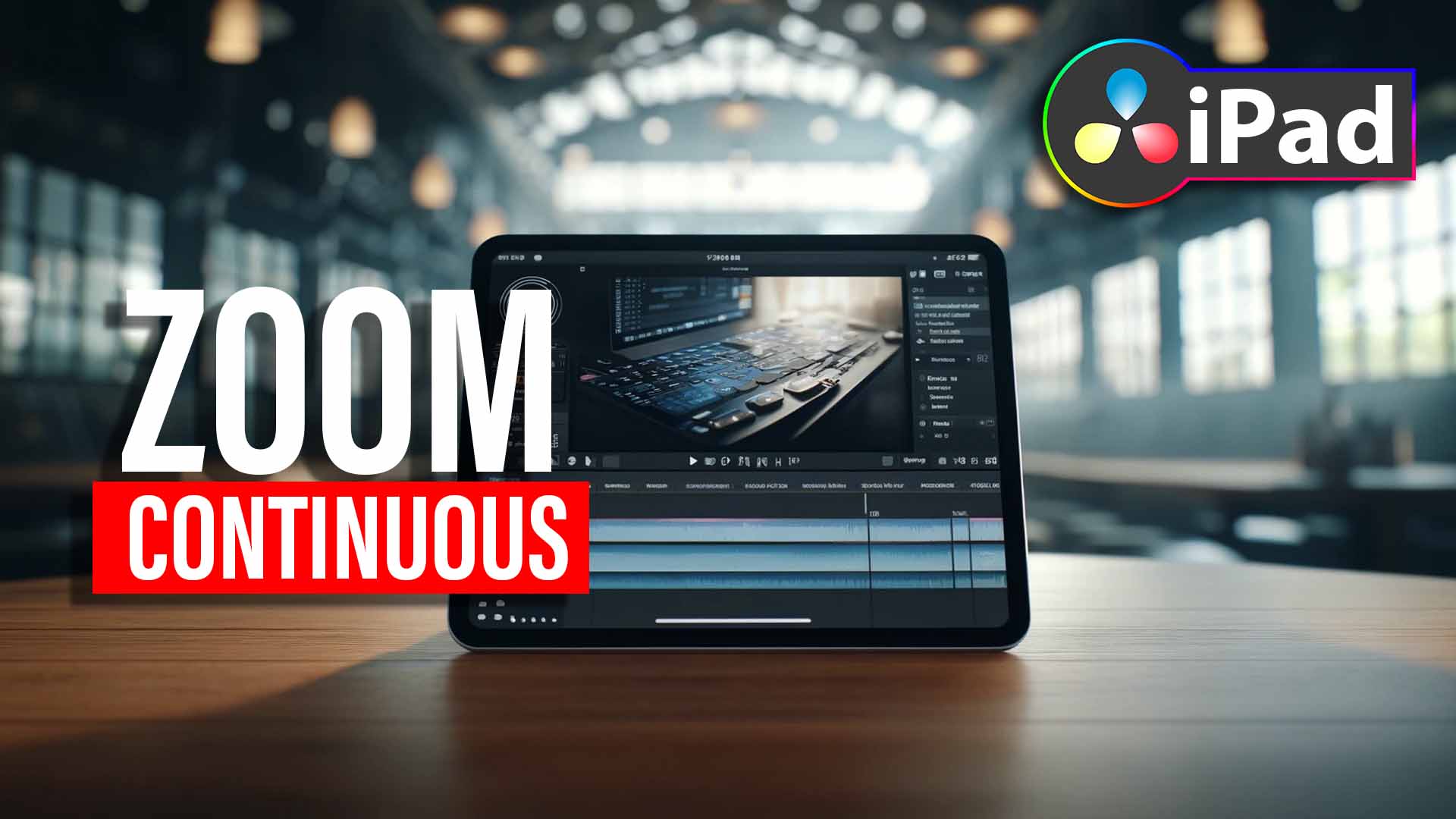 How To FAST continuous ZOOM Effect (DaVinci Resolve iPad)