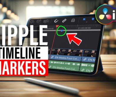 How to use Ripple Timeline Markers in DaVinci Resolve iPad