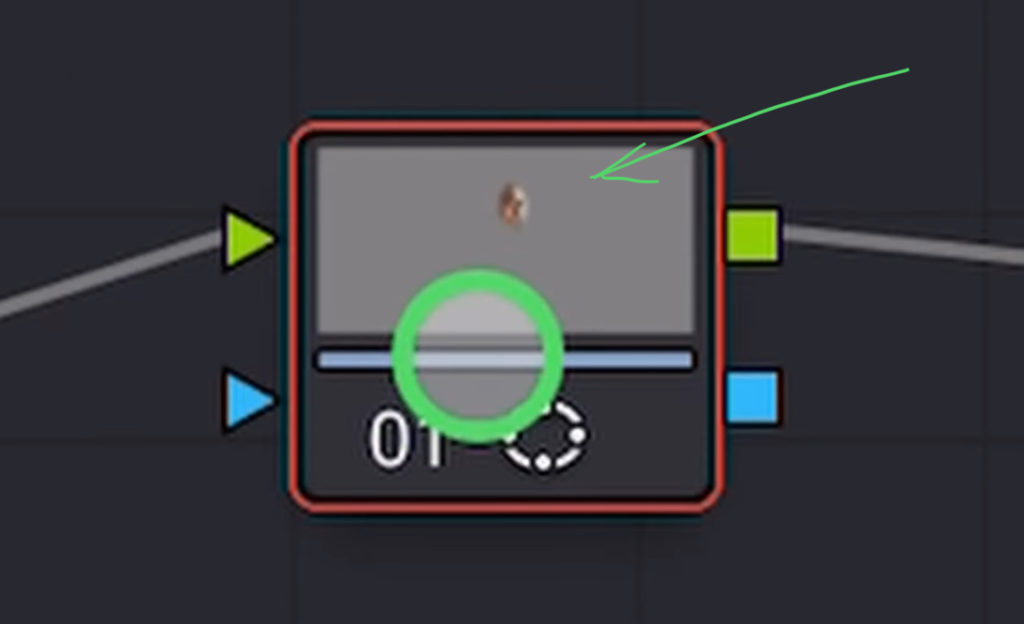 After applying a window to the node, you can even see in the small preview of the node what will be adjusted. In this example only the face of the woman.