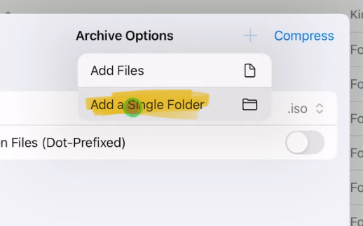 When you only Add Files it will ignore any Folder structure. All my Files are already organised into a folder. That’s why i select “Add a single Folder”.