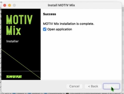 After the Installation is done you see this and can open the App.