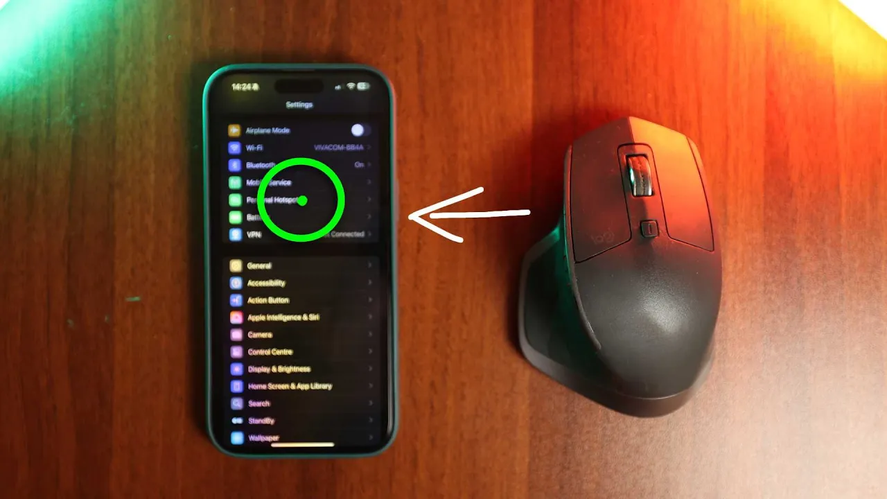 How to connect bluetooth mouse to iPhone?