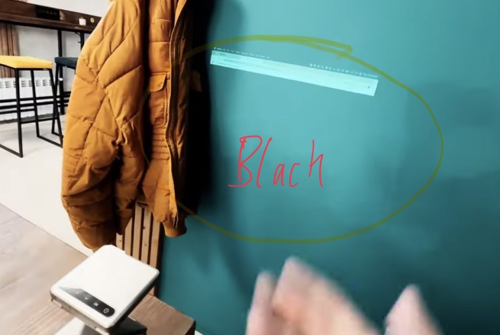 Because of DRM streaming via AirPlay to a Beamer will result in a black image.