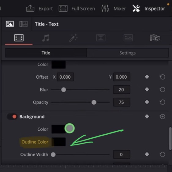 Step 3: Change the Outline Color.