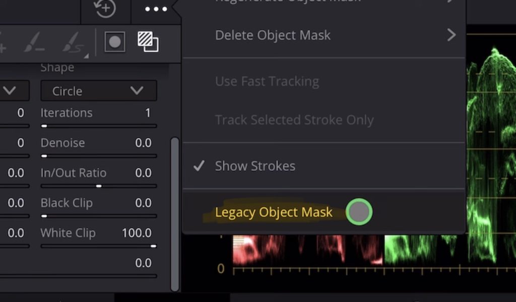 Important: When you switch between both models you will always loose your selections and tracking process.