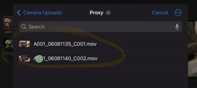 I have to do this with all the Proxy Files i use in the Project.