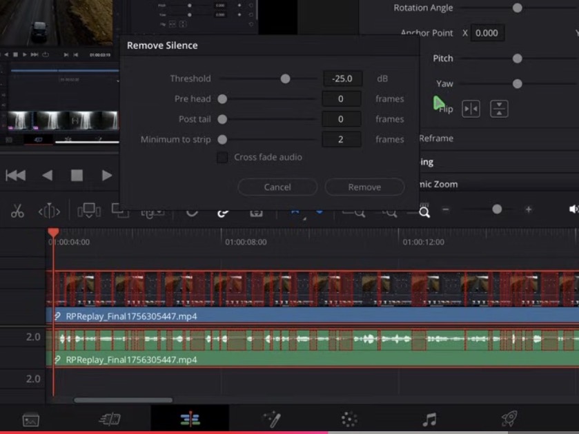 The DVR AI will automatically cut all the fluff and dead space in a video clip. So you don't have to do it anymore.
