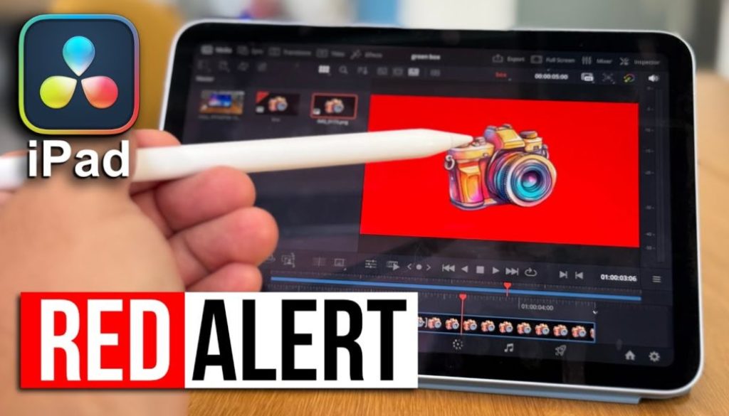 New RED Background in DaVinci Resolve iPad – Here's What It Does!