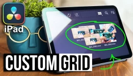 Stop the Chaos! How To Use Custom Grid in DaVinci Resolve iPad?
