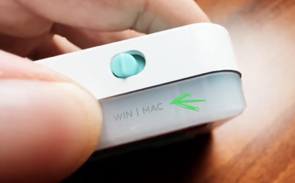 On my Nuphy Air60 Keyboard at the back there is a switch that can change from Windows to Mac mode.