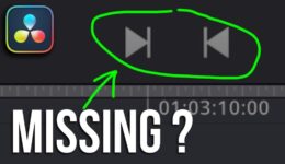 IN & OUT Buttons are gone ??? (DaVinci Resolve)
