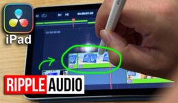 Ripple Trimming on Secondary Tracks in DaVinci Resolve iPad
