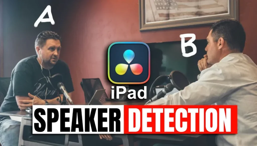 How to Detect Speakers in Text Based Editing (DaVinci Resolve iPad)