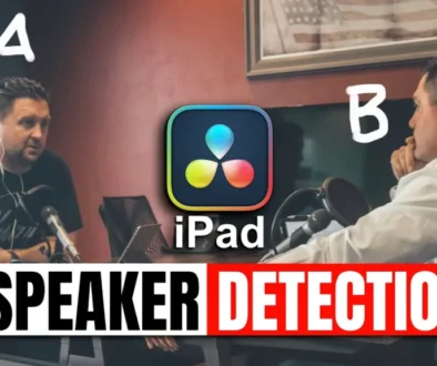 How to Detect Speakers in Text Based Editing (DaVinci Resolve iPad)